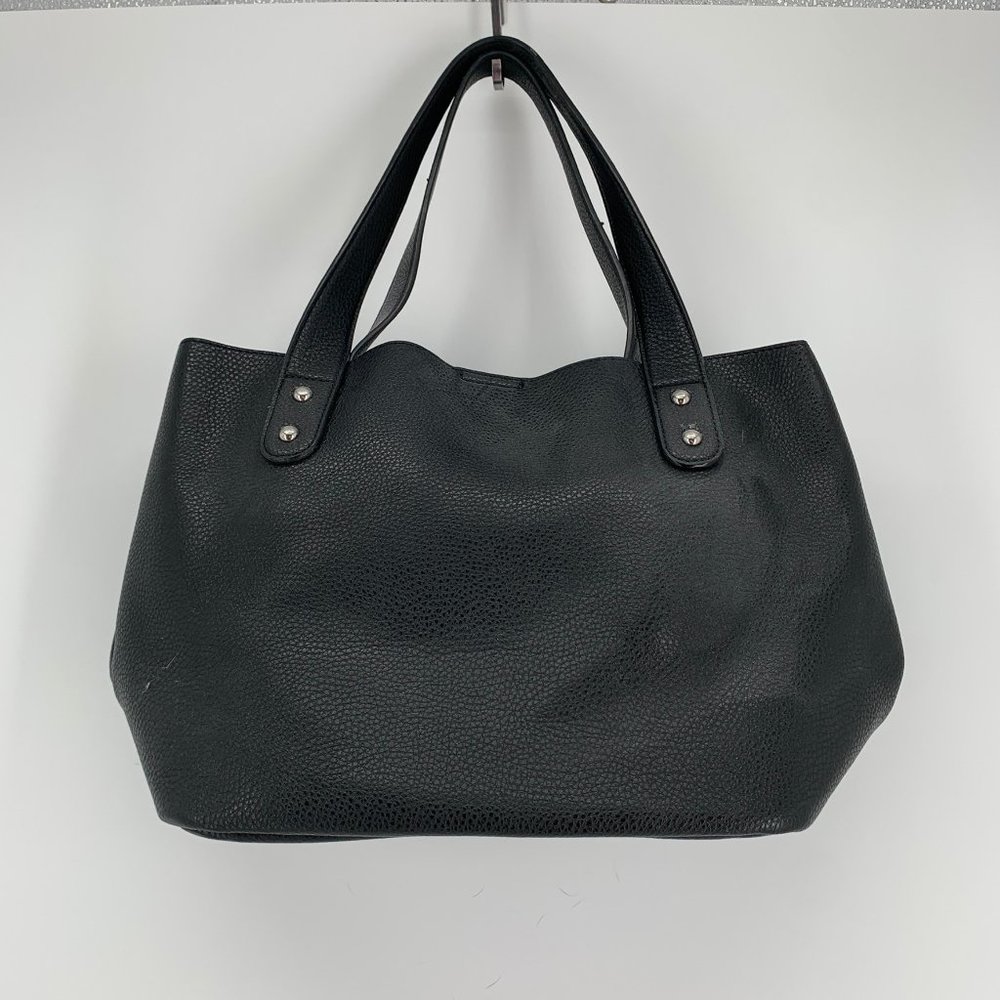 JUSTFAB Womens Black Lightweight Tote Bag - Picture 2 of 7